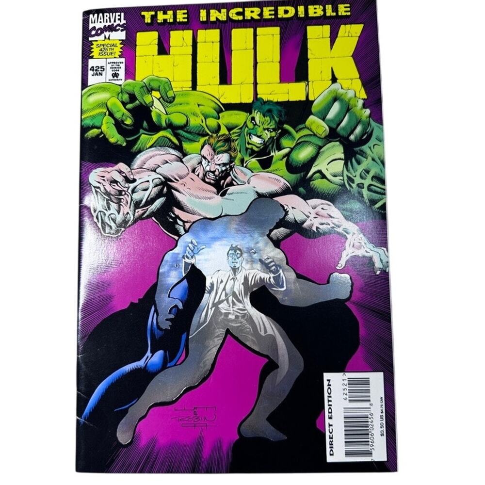 The Incredible Hulk #425 1995 9.2 NM Marvel Comics Foil Cover Hologram